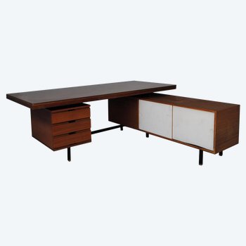 Scandinavian Presidential Desk In Teak
