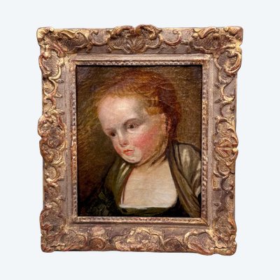 Portrait of a young girl, late 18th century