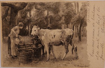 Fernand BIVEL (1888 - 1950) - 7 painted postcards -