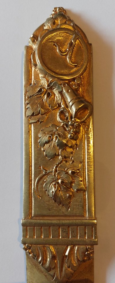 André MARIONNET - (1852 - 1912) - Bronze paper knife