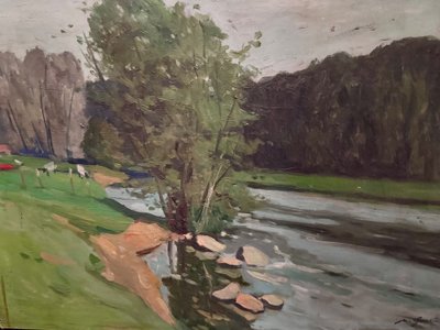 Bord de Loire vers 1930