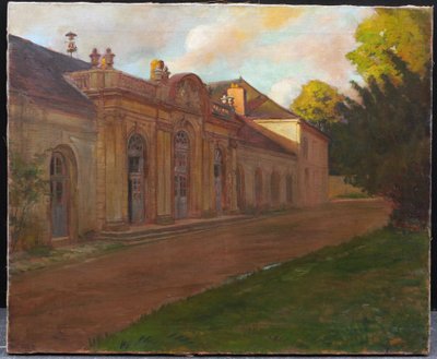 Emilio della SUDDA, Vue des communs du Château de Liancourt dans l'Oise