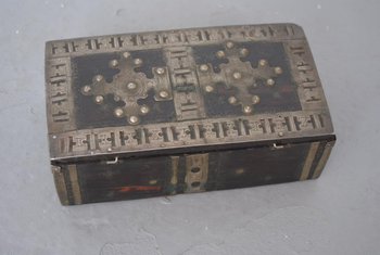 Scatola in ebano e argento dal Maghreb