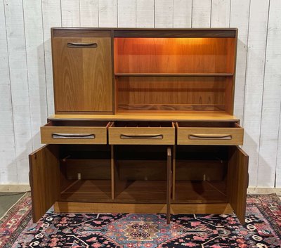G-PLAN Teak-Bar-Suite aus den 1970er Jahren