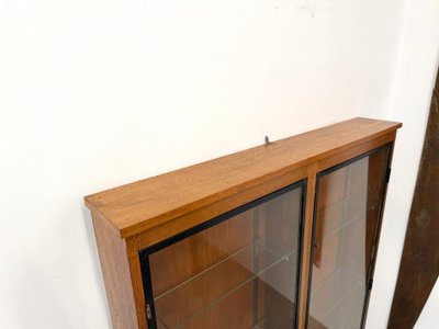 Siegel Paris Wandvitrine – Eiche & Glas – 1950