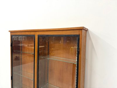 Siegel Paris Wandvitrine – Eiche & Glas – 1950