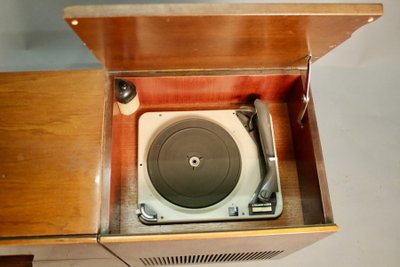 Mobile HiFi Schaub Lorenz vintage con due altoparlanti