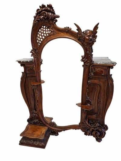 Art Nouveau bedroom set with Baroque details