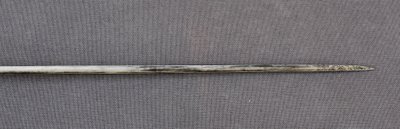 Keyboard sword (polytechnician's tangent) with a three-sided hollow blade