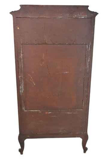 Cabinet De Style Louis XV Rocaille Bois Doré Marron Fine del XIX secolo