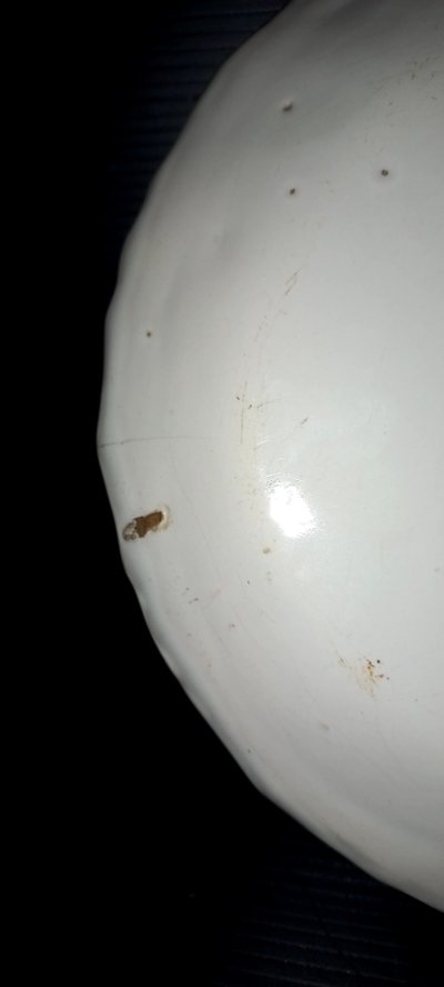 18th century earthenware plate from Moncaut