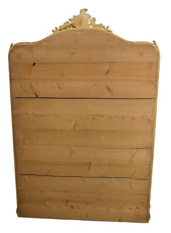 Miroir 182x124 Bois Et Stuc Doré Napoléon III époque XIXème