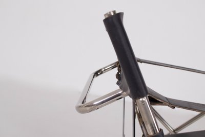D4 Leather Folding Armchair by Marcel Breuer