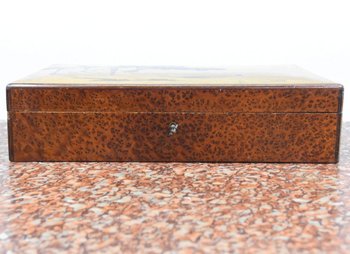Scatola decorata in stile liberty firmata 1900