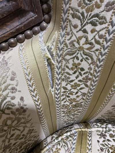 Paar Sessel - Schäferinnen im Louis XVI-Stil