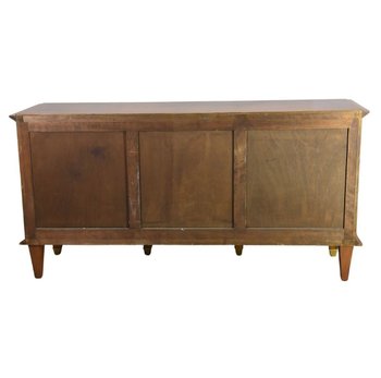 Mahogany and Bronze 1940s Sideboard by Pierre Lardin