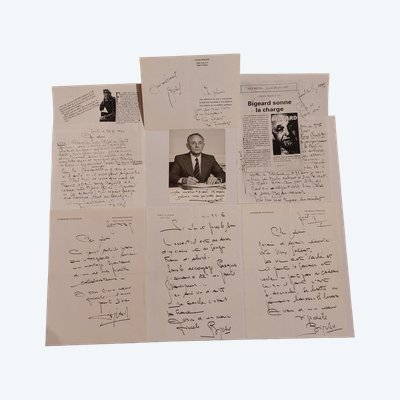 Marcel Bigeard (1916–2010) – Fotografie und handsignierte Korrespondenz