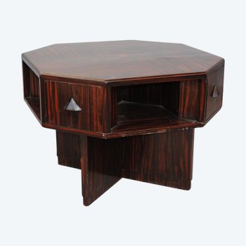 Table Basse ébène Macassar 1930 Art Déco