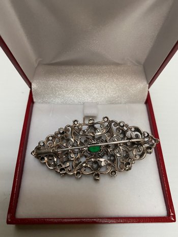 BROCHE 1900 ARGENT MASSIF 