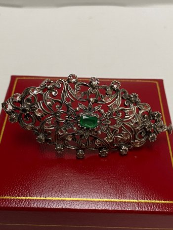 BROCHE 1900 ARGENT MASSIF 