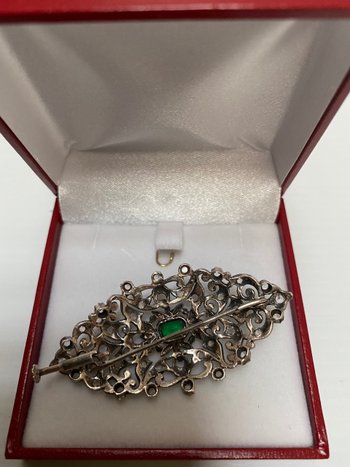 BROCHE 1900 ARGENT MASSIF 