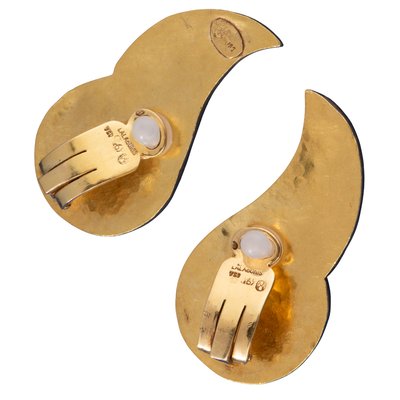 Lalaounis Paar goldene Ohrclips