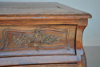 Commode Tombeau En Noyer époque XVIIIème