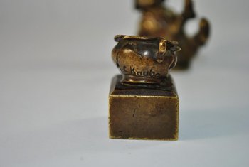 Sigillo in bronzo di Karl Cauba da Vienna