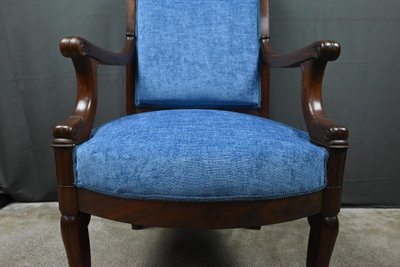 Paire de Fauteuils en Acajou, époque Restauration – Début XIXe