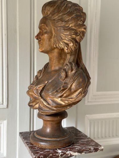 Buste de la princesse de Lamballe d’après Augustin Pajou