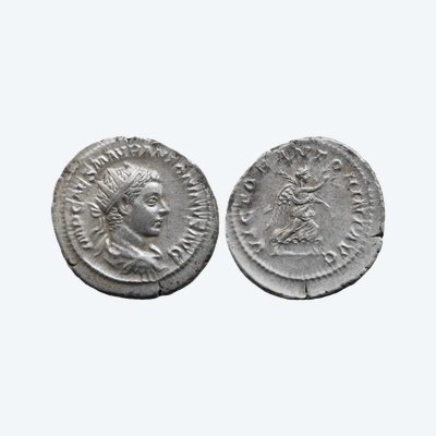 Antoninian des Elagabal „VICTOR ANTONINI“ — Echtheitszertifikat