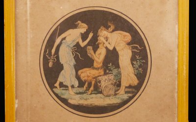 Colored engraving First Empire period