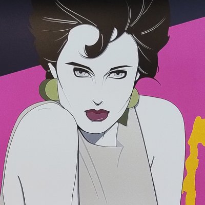 Superbe affiche originale de Patrick Nagel « Splash » des années 1990