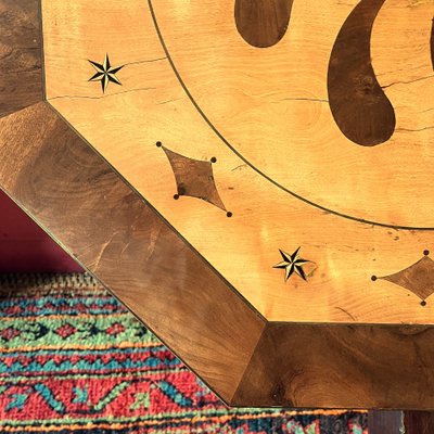 Guéridon marqueté, début XIXème siècle