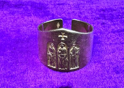 Episcopal ring, also known as the conciliar ring, in gold - 1965