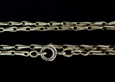 18K yellow gold necklace, 38 cm