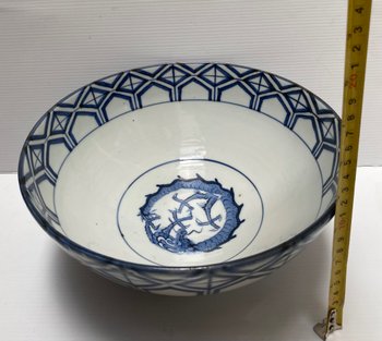 LARGE PORCELAIN SALAD BOWL