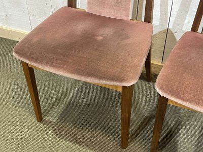 Set of 4 GPlan teak chairs from the 1980s