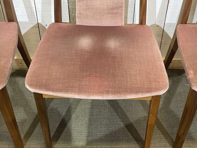 Set of 4 GPlan teak chairs from the 1980s