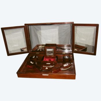 Rosewood And Ivory Dressing Box