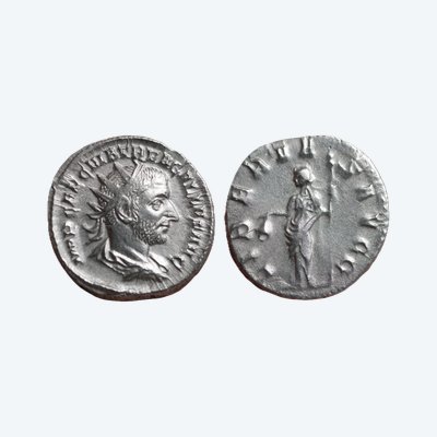 Antoninien LIBERTAS AVGG von Trébonien Galle – Echtheitszertifikat