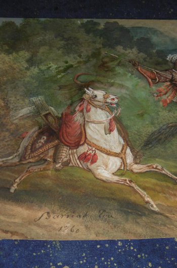 Orientalisches Aquarell Signiert Barrias