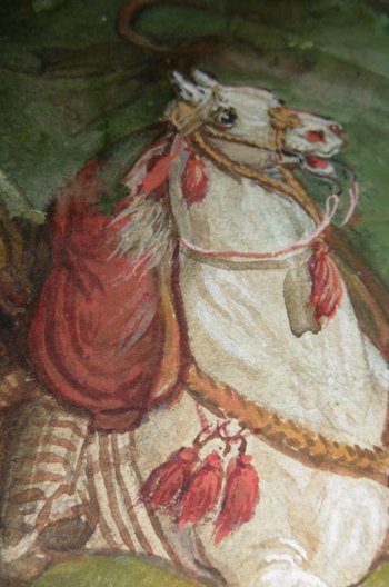Orientalisches Aquarell Signiert Barrias