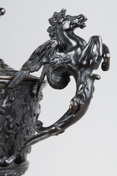 Renaissance bronze bowl Antonio Pandiani Milano
