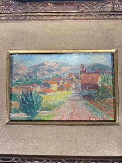 Serge Mendjisky (1929–2017) Öl auf Leinwand Landschaft