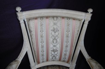 Paar Fauteuils Epoche Louis XVI
