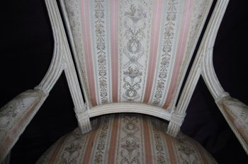 Paar Fauteuils Epoche Louis XVI