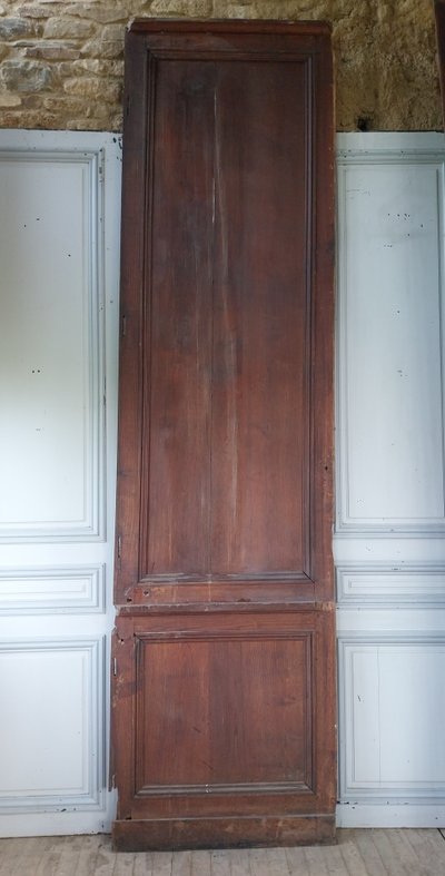 19th century solid oak wall paneling – Overall dimensions 4.50 m x 3.10 m