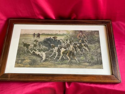Aquarelle  < Sc> Albert WILLMS XIXe 
