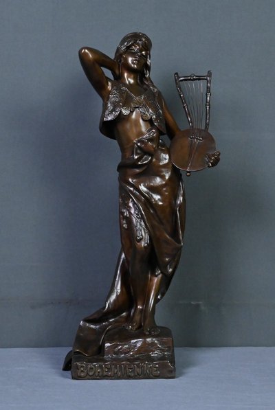 Bronze « Bohémienne » signé E. Villanis – Fin XIXe